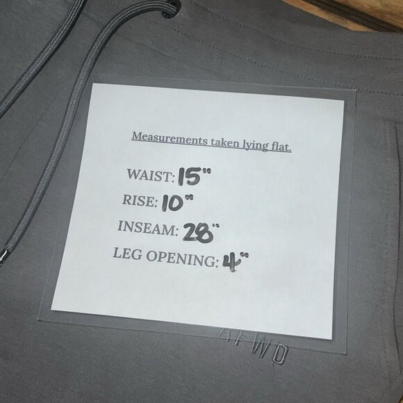 Alpha Forward Cargo Joggers Womens Large Gray Stretch Performance Drawstring - Picture 3 of 9